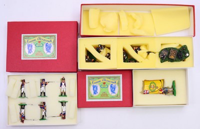 Lot 1583 - Trophy Miniatures of Wales boxed Napolenic...