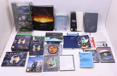 Lot 2014 - Microsoft Collection of Halo-related Novelties...