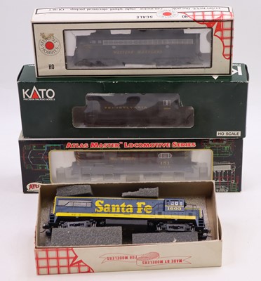 Lot 700 - Four HO gauge American outline locos to...