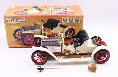 Lot 3 - A Mamod SA1 steam roadster of usual...