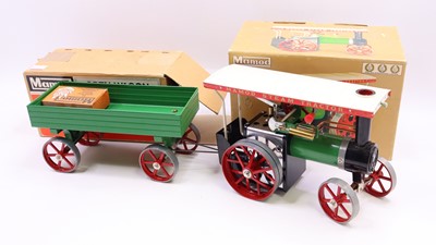 Lot 2 - A Mamod T1A traction engine, of usual...