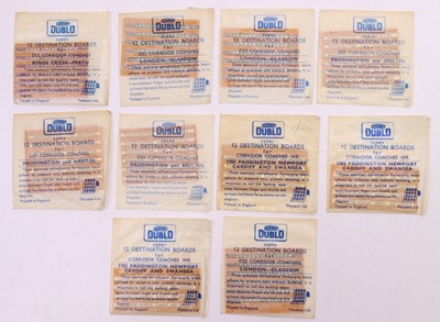 Lot 341 - Ten Hornby Dublo train labels to include 1x...