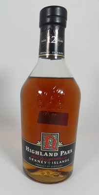 Lot 1399 - Highland Park 12 year old single malt Scotch...