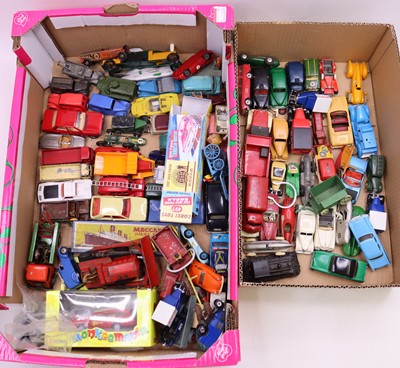 Lot 1239 - Dinky Toys, Corgi, Spot-On and other 2 trays...
