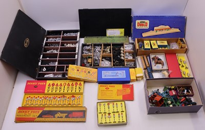 Lot 1323 - Dinky Toys and other, collection of playworn...