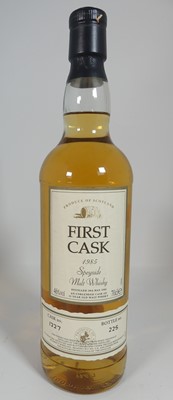 Lot 1453 - First Cask 22 year old Speyside malt whisky,...