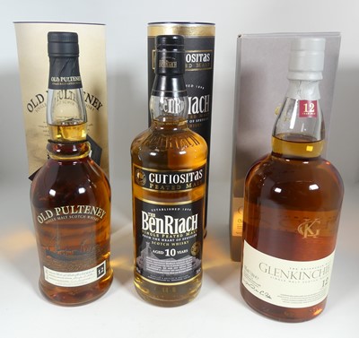 Lot 1421 - The Benriach 10 year old single peated malt...