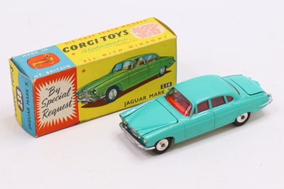 Lot 1335 - Corgi Toys No. 238 Jaguar MkX, comprising a...