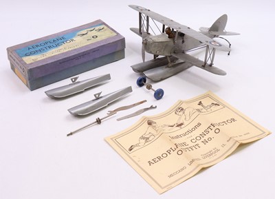 Lot 2088 - 1939-45 Meccano constructed aeroplane outfit...