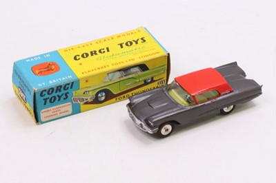 Lot 1343 - Corgi Toys No. 214S Ford Thunderbird hard-top,...