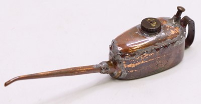 Lot 2107 - Meccano K-type oil can, in copper, "K" printed...