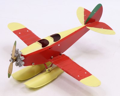 Lot 2078 - Meccano built constructor plane no.1, totally...