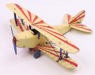 Lot 2079 - Meccano no.0 built construtor plane, made from...