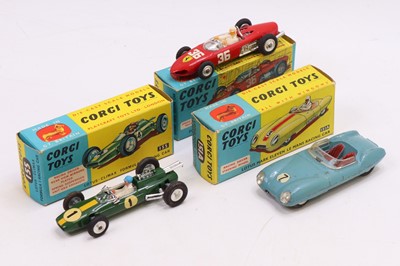 Lot 1409 - Corgi Toys group of 3 mostly playworn diecasts...