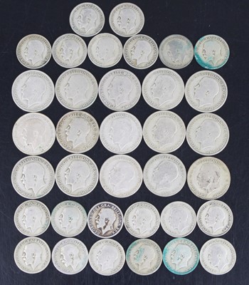 Lot 3422 - Great Britain, a collection of George V coins...