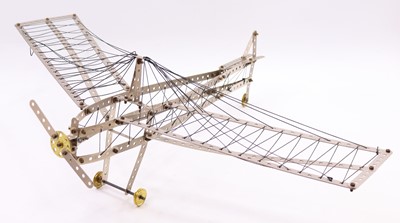 Lot 1842 - 1920s Meccano Nickel made up model of an...