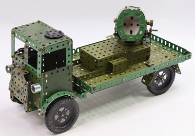 Lot 1826 - Meccano made up model of a military...