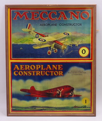 Lot 2050 - Meccano framed Aeroplane constructor outfit 0...