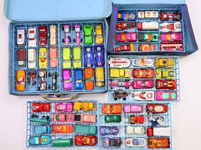 Lot 1471 - Matchbox 2 collectors cases containing loose...