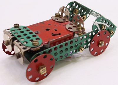 Lot 2070 - Meccano X series made up model of a motor car,...