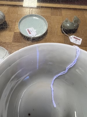 Lot 83 - A pair of Chinese coral-red ground ‘lotus’...