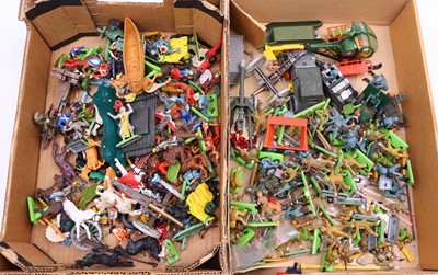 Lot 1704 - Britains collection of plastic painted...