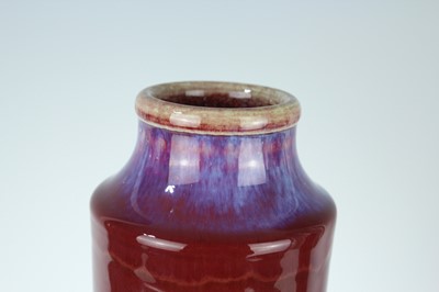 Lot 87 - A pair of Chinese Langyao-type cylindrical...