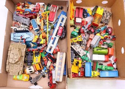 Lot 1245 - Dinky Toys and other 2 boxes containing loose...