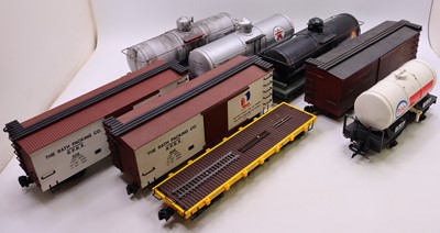 Lot 46 - Eight G gauge unboxed 45mm American outline...