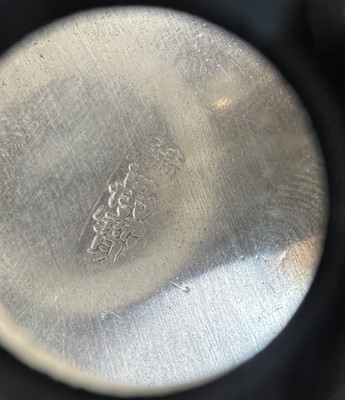 Lot 59 - A Chinese silver export twin-handled teapot,...