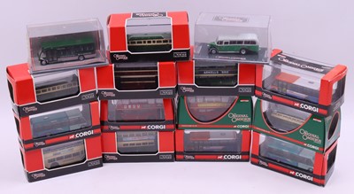 Lot 850 - Collection of 15 Corgi Original Omnibus 1/76th...