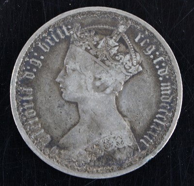 Lot 3270 - Great Britain, 1872 Gothic florin, obv:...