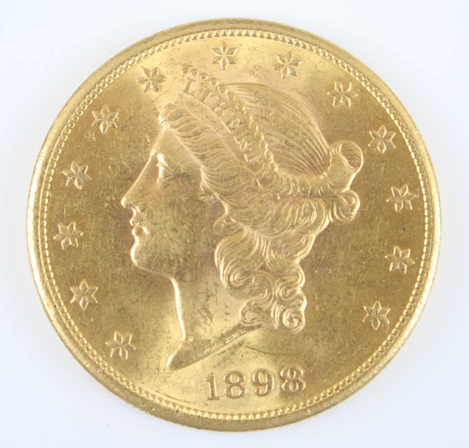 Lot 3321 - United States Of America, 1898 gold twenty...