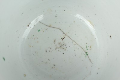 Lot 182 - A near pair of Chinese famille verte jars and...