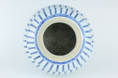 Lot 11 - A Chinese blue and white ‘hundred shou’...