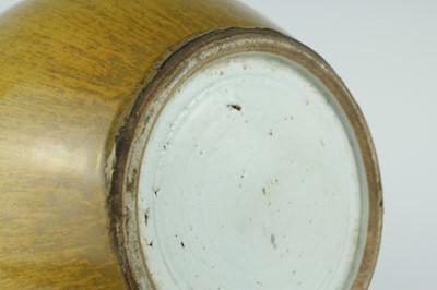 Lot 82 - Two large Chinese monochrome bottle vases,...