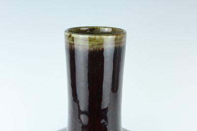 Lot 82 - Two large Chinese monochrome bottle vases,...