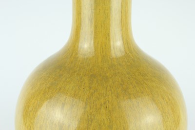 Lot 82 - Two large Chinese monochrome bottle vases,...