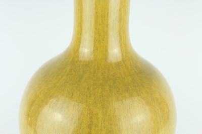 Lot 82 - Two large Chinese monochrome bottle vases,...