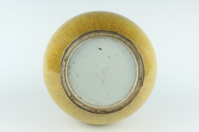 Lot 82 - Two large Chinese monochrome bottle vases,...