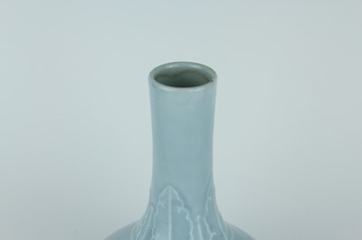 Lot 95 - Two Chinese clair-de-lune vases, Qing Dynasty,...