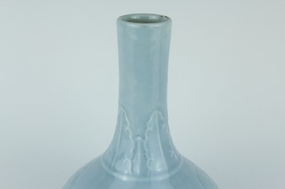 Lot 95 - Two Chinese clair-de-lune vases, Qing Dynasty,...