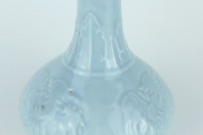 Lot 95 - Two Chinese clair-de-lune vases, Qing Dynasty,...