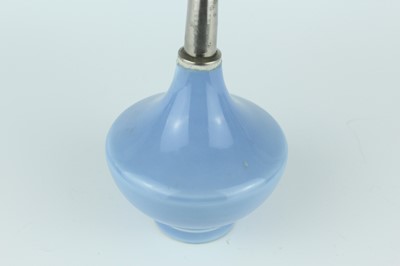 Lot 95 - Two Chinese clair-de-lune vases, Qing Dynasty,...