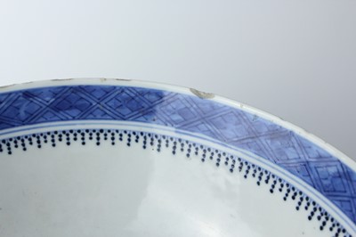 Lot 2 - A pair of Chinese blue and white ‘landscape’...