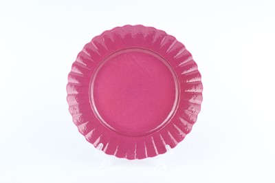 Lot 85 - Three Chinese ruby-pink enameled vessels, 19th...