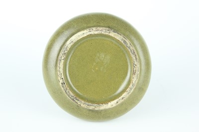 Lot 80 - A pair of Chinese teadust-glazed bottle vases,...