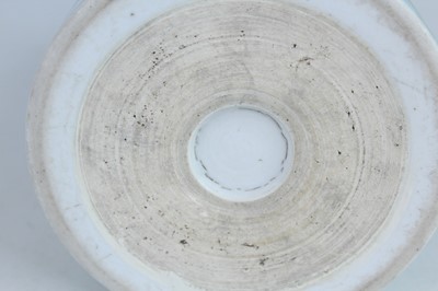 Lot 183 - A Chinese famille verte brush pot, Qing...