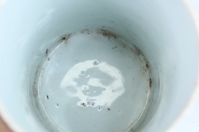 Lot 183 - A Chinese famille verte brush pot, Qing...