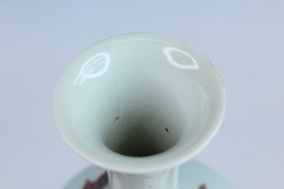 Lot 174 - A Chinese copper-red decorated yuhuchun vase,...